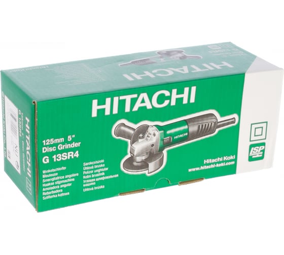 Угловая шлифмашина Hitachi G13SR4-NU + алмазный диск Carat