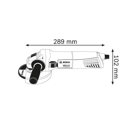 Угловая шлифмашина Bosch GWS 9-115 0.601.790.0R0