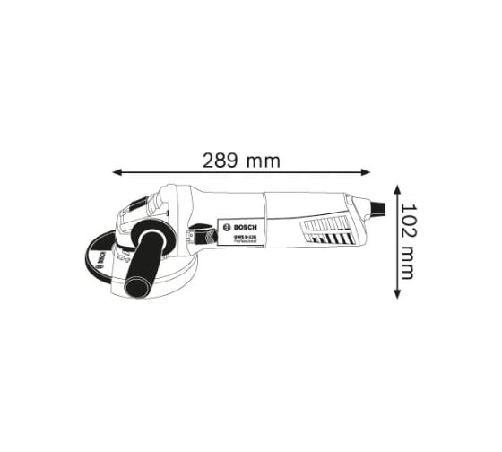 Угловая шлифмашина Bosch GWS 9-125 0.601.791.0R0
