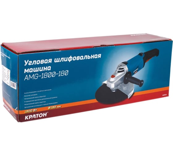 Угловая шлифмашина Кратон AMG-1800-180 3 05 01 033