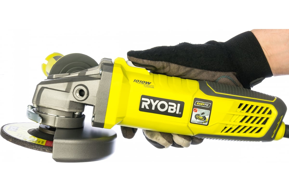 Углошлифмашина Ryobi RAG1010-125SF 5133002497 - выгодная цена, отзывы ...
