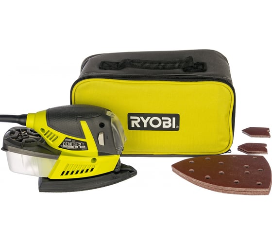Дельташлифмашина Ryobi + 20 шлифлистов RPS100-SA20 5133002906