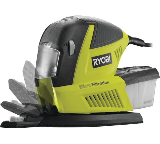 Универсальная шлифмашина Ryobi + 30 шлифлистов RMS180-SA30 5133002910