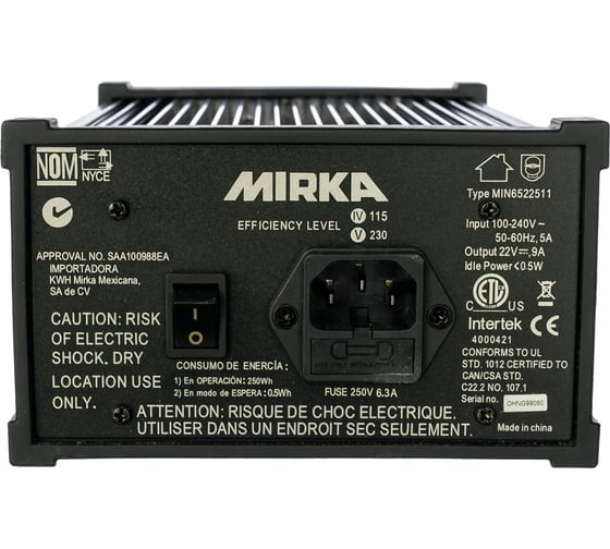 Электрическая шлифмашинка MIRKA CEROS 650CV MIM6502011