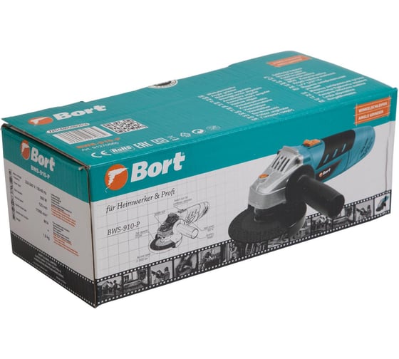 Угловая шлифовальная машина Bort BWS-910-P 91270665