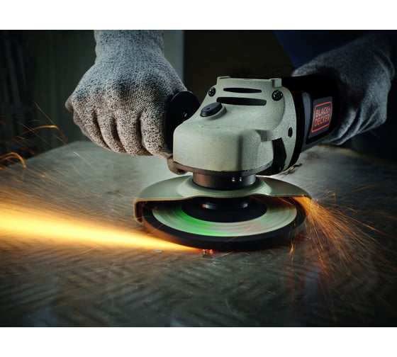 Угловая шлифовальная машина Black+Decker KG1202K