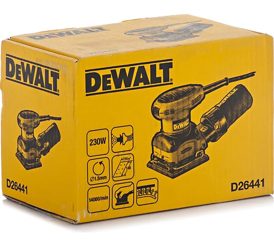 Вибрационная шлифмашина DEWALT D 26441