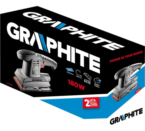 Вибрационная шлифовальная машина GRAPHITE 59G321