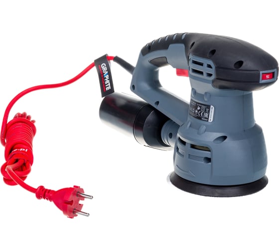 Эксцентриковая шлифовальная машина GRAPHITE 430Вт, диск 125/150 мм 59G347