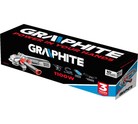 Угловая шлифовальная машина GRAPHITE 59G110