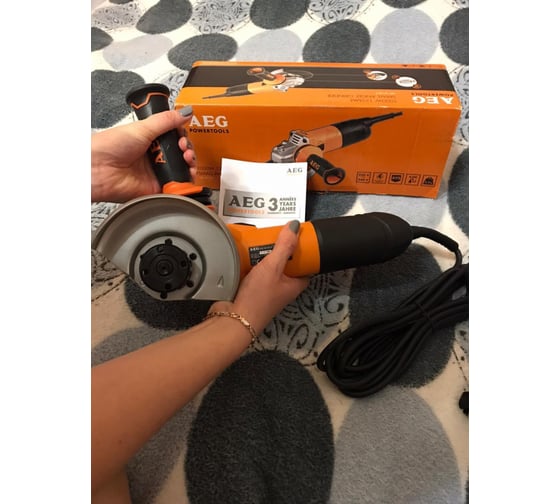 Угловая шлифмашина AEG WS10-125S 4935451302 5