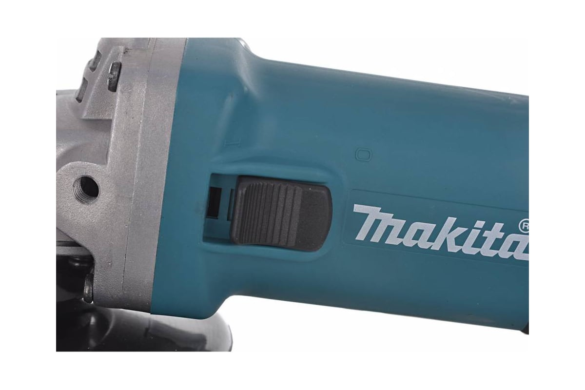 Угловая шлифовальная машина Makita 115 мм, 840 Вт, 11000 обмин, плавный  пуск, антирестарт 1.8 кг, кейс 9557HNRK