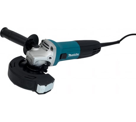 Угловая шлифмашина Makita 125 мм, 720 Вт, 11000 об\мин, плавный пуск, антирестарт, коробка GA5030RX8 (Makita GA5030R+Диск B-45808, 5 шт)