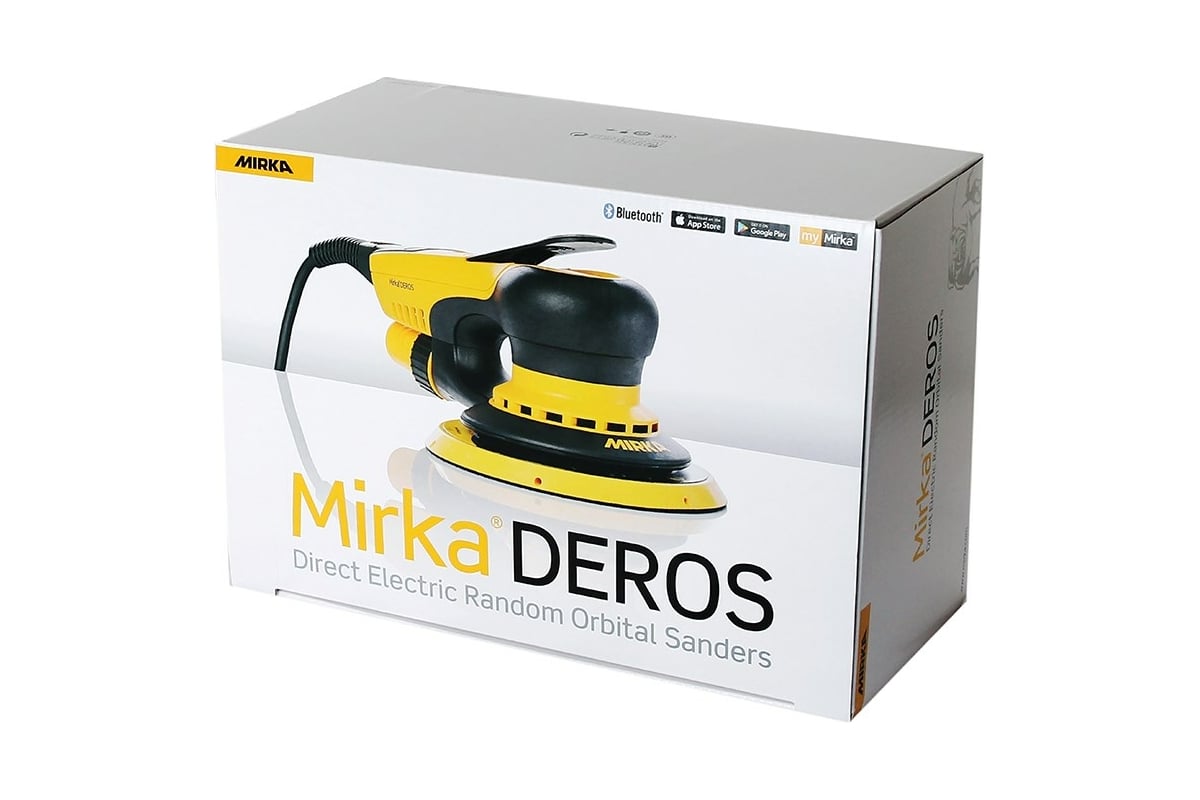 Электрическая шлифовальная машинка Mirka DEROS 625CV MID6252022 - выгодная  цена, отзывы, характеристики, фото - купить в Москве и РФ