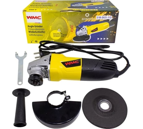 Углошлифовальная электрическая машина WMC TOOLS WMC-S1M-DH31-115(51353)