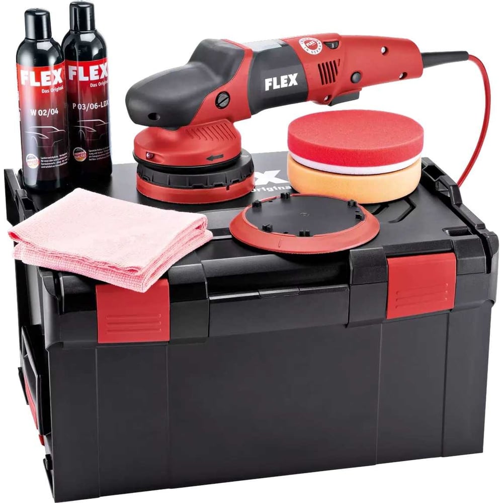 Эксцентриковая полировальная машина FLEX XFE 7-15 150 P-Set 230/CEE ...