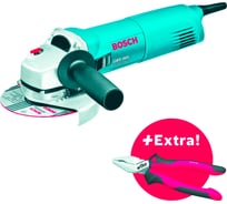 Угловая шлифмашина Bosch GWS 1400 + универсальные плоскогубцы Wiha 0.615.990.K31