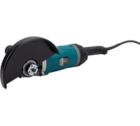 Угловая шлифовальная машина Makita 230 мм, 2700 Вт, 6600 об., плавн. пуск, антивиб рук., антирестарт, расцепляющая муфта, суперфланец, 6.5 кг GA9080FX1