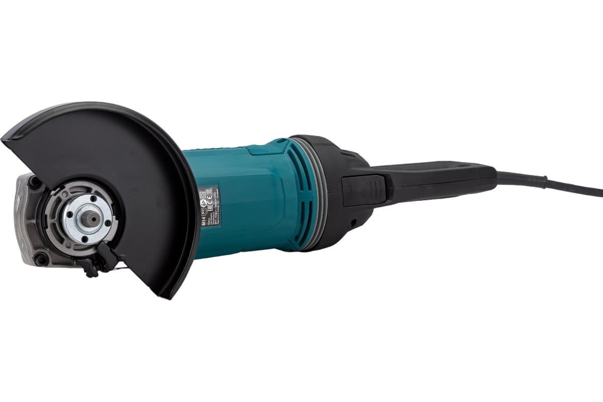 Угловая шлифовальная машина Makita 180 мм , 2800 Вт, 8500 об., AFT,  D-обр.поворот. рукоятка, плавн. пуск,антивибр, поддержка об., расцепляющая  муфта, тормоз дв., 6.2 кг GA7071X1 - выгодная цена, отзывы, характеристики,  фото -