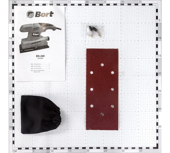 Шлифовальная вибрационная машина BORT BS-240 93410099