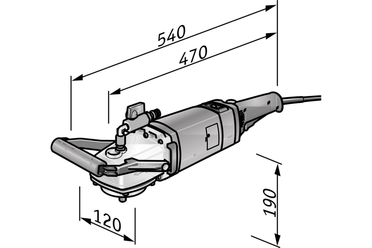 Шлифовальная машина с подачей воды FLEX LW 802 VR 258597