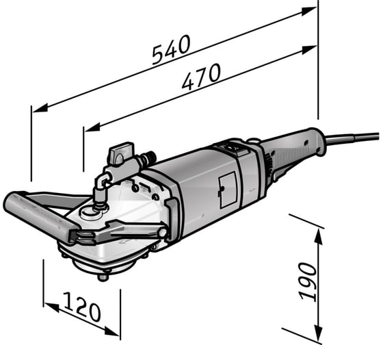 Шлифовальная машина с подачей воды FLEX LW 802 VR 258597