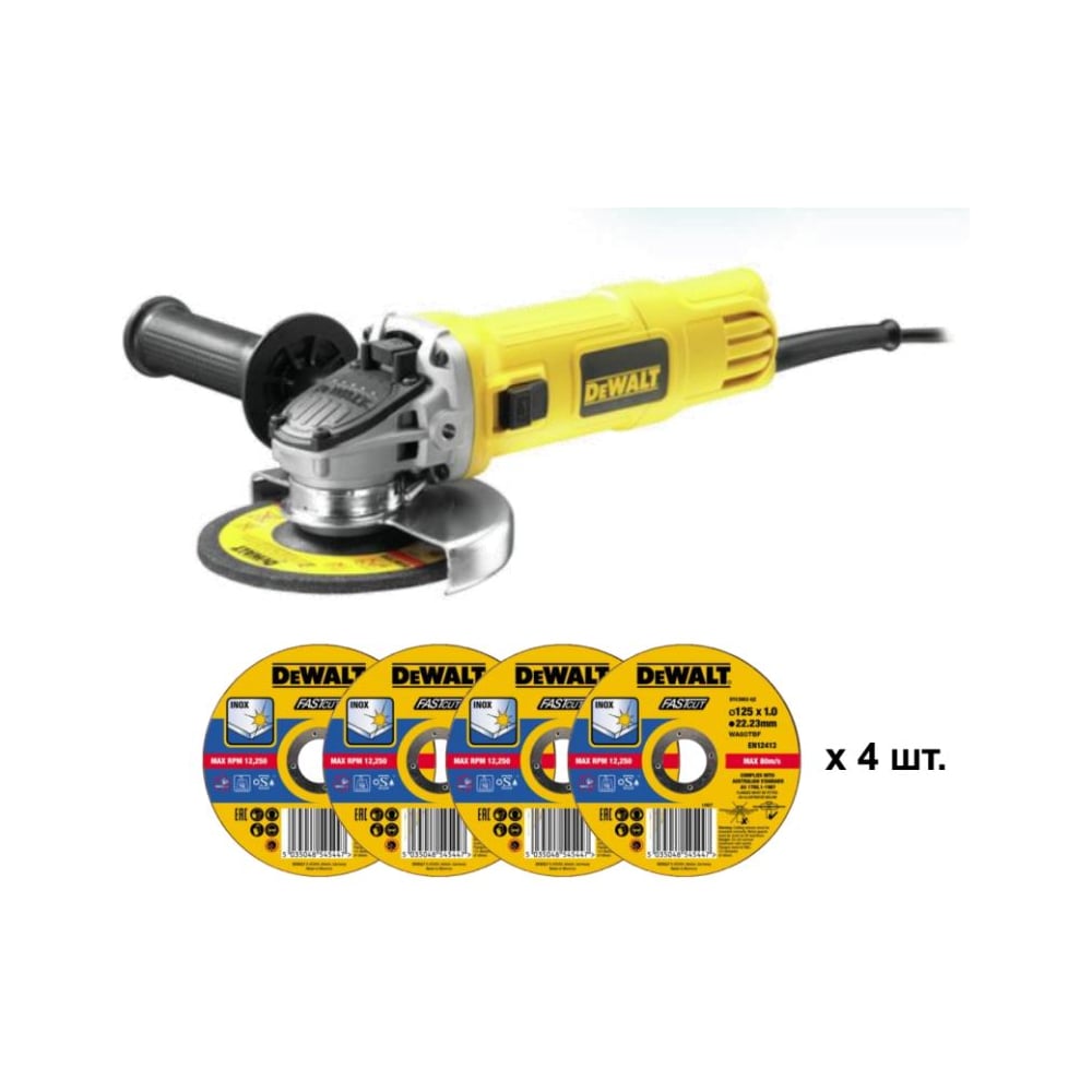 Купить Оптом Шлифмашина Угловая Dewalt Dwe490 Ks