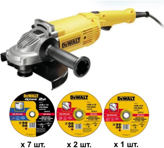 Угловая шлифмашина DEWALT DWE492D10 1