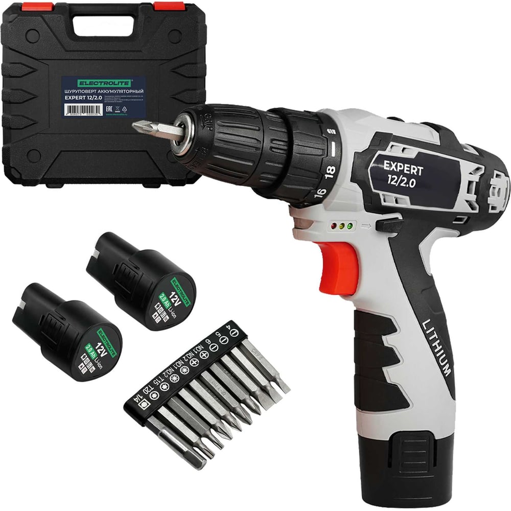 Шуруповерт Electrolyte Expert 12 2.0 Купить