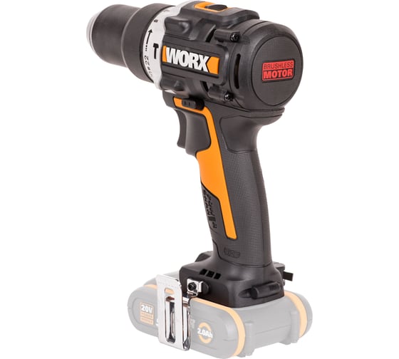 Ударная аккумуляторная дрель-шуруповерт WORX 60 Нм, 20 В, бесщеточная, без АКБ и ЗУ WX352.9