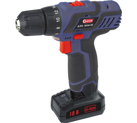 Аккумуляторная ручная электрическая дрель-шуруповерт ДИОЛД ДЭА-18 ЛИ-02 10022142