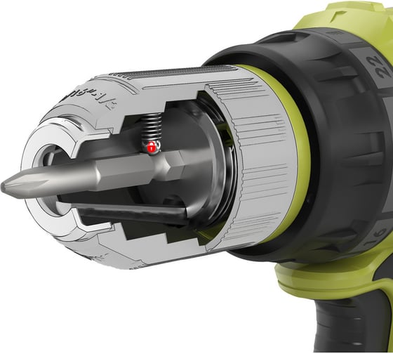 Бесщеточная аккумуляторная дрель-шуруповерт Ryobi ONE+ R18DD7-0 5133004532