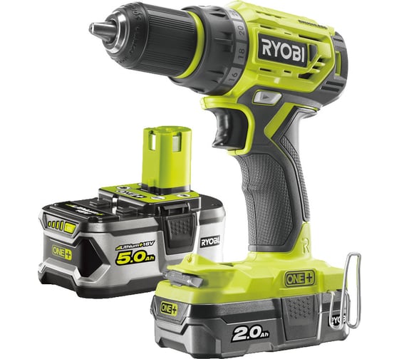 Бесщеточная аккумуляторная дрель-шуруповерт Ryobi ONE+ R18DD7-252S 5133004534