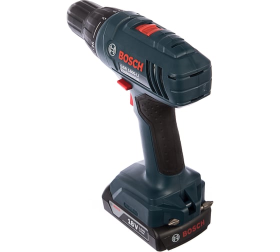 Аккумуляторная дрель-шуруповерт Bosch GSR 1800-LI + набор бит 06019A8309