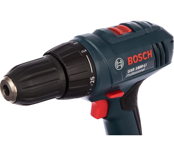 Аккумуляторная дрель-шуруповерт Bosch GSR 1800-LI + набор бит 06019A8309