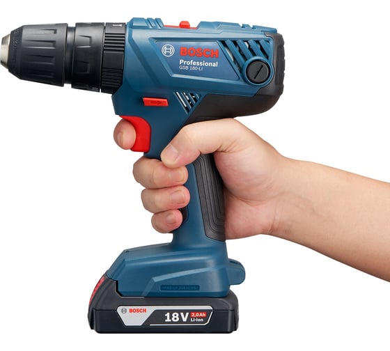 Аккумуляторная ударная дрель-шуруповерт Bosch GSB 180-LI 06019F8323