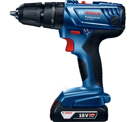 Аккумуляторная ударная дрель-шуруповерт Bosch GSB 180-LI 06019F8323