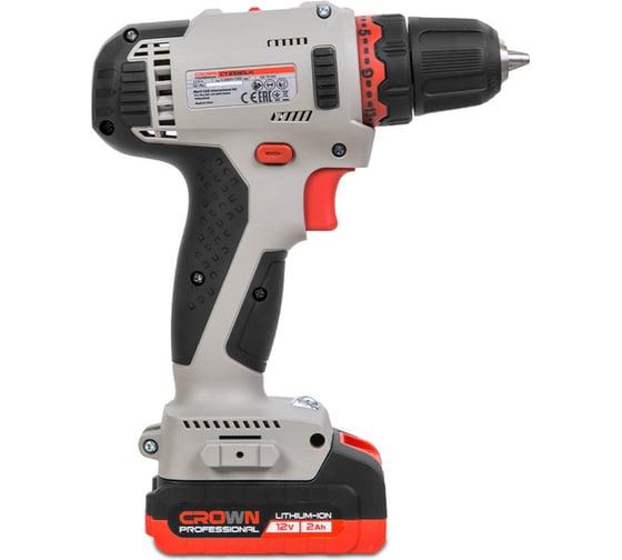 Аккумуляторная дрель-шуруповерт CROWN CT21081H-2 BMC 