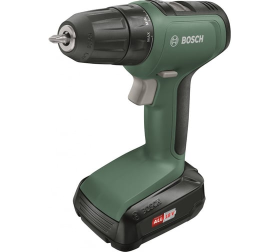 Аккумуляторная дрель-шуруповерт Bosch UniversalDrill 18 + 1 аккумулятор 0.603.9C8.004