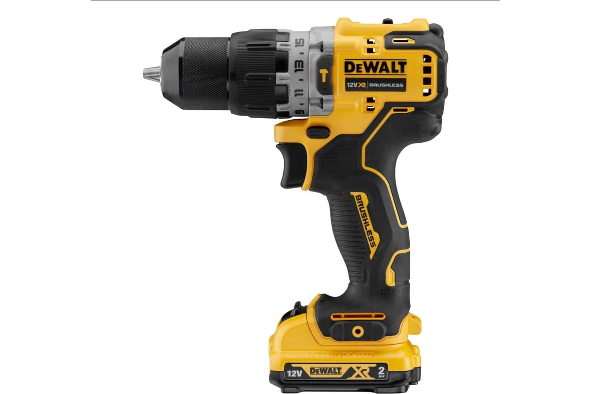 Компактная дрель-шуруповерт DEWALT 12 В XR DCD701D2-QW - выгодная цена,  отзывы, характеристики, 1 видео, фото - купить в Москве и РФ