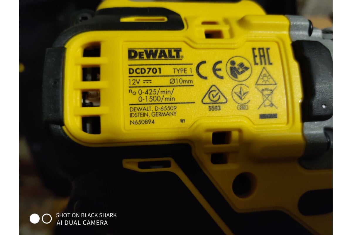 Dewalt dcd701 deals 12v