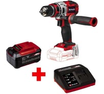 Аккумуляторная дрель Einhell pxc te-cd 18 li brushless, 60 Нм + 1 акк. pxc plus 5.2 Ач 18 В + ЗУ 4 А 4513850SET