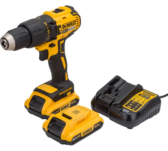 Аккумуляторная ударная дрель Dewalt DCD778D2T-QW 1