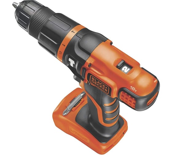 Аккумуляторная ударная дрель-шуруповерт Black&Decker BDCH188N
