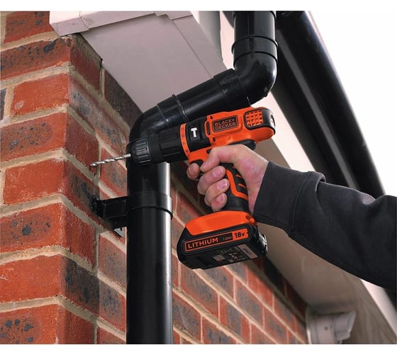 Аккумуляторная ударная дрель-шуруповерт Black&Decker BDCH188N