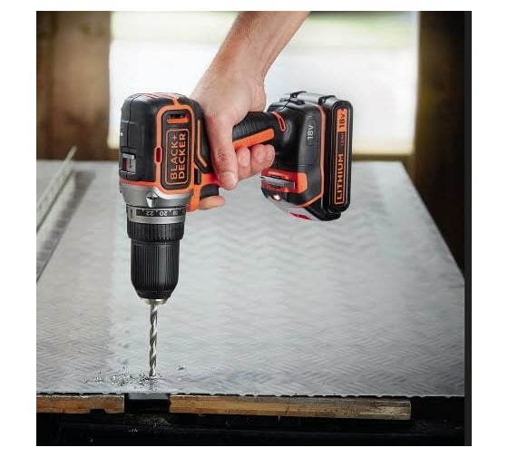 Аккумуляторная дрель-шуруповерт Black&Decker BL186N