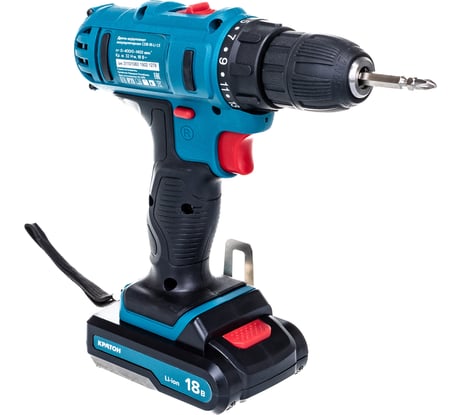 Аккумуляторная дрель-шуруповерт Кратон CDB-18-Li-1,5 3 11 01 060