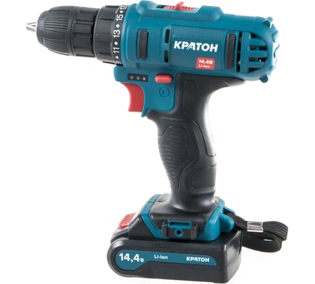 Аккумуляторная дрель-шуруповерт Кратон CDB-14,4-Li-1,5 3 11 01 059