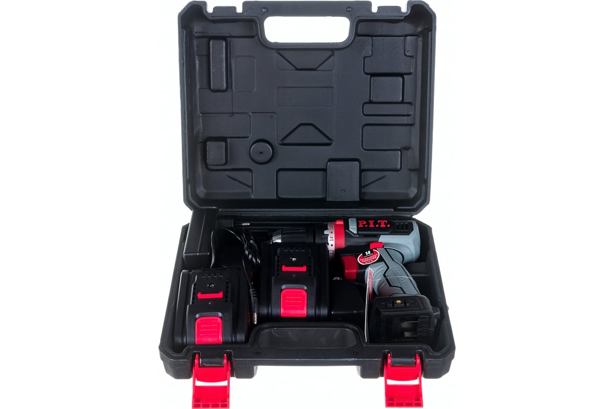 Pid t. Ударная аккумуляторная дрель-шуруповерт p.i.t. pid03003-20m2/BL 32 Н·М.
