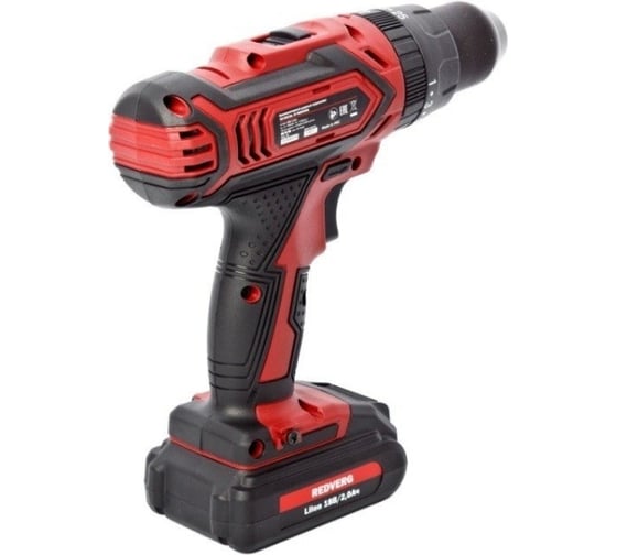 Аккумуляторная ударная дрель-шуруповерт REDVERG RD-ISD18L/2T 6620859
